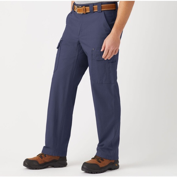 NWT Duluth Trading Co DuluthFlex Fire Hose Relaxed Fit Cargo Work Pants Navy - Picture 1 of 7